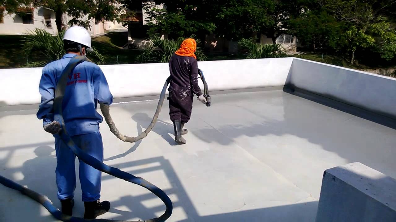 Thi công chống thấm sàn mái nhà xưởng